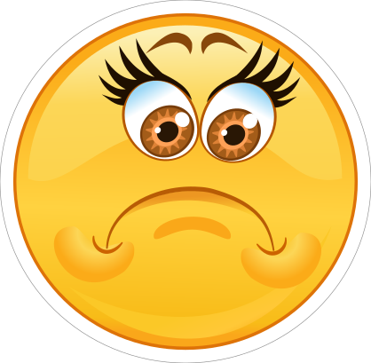 Crazy Sad Upset Emoji Sticker