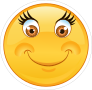 Crazy Soft Smile Emoji Sticker
