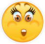 Crazy Worried Emoji Sticker