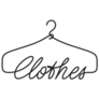 Creative Clothes Logo Sticker
