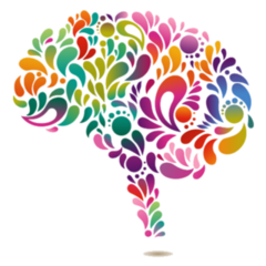 Creative Concept Of The Human Brain Sticker