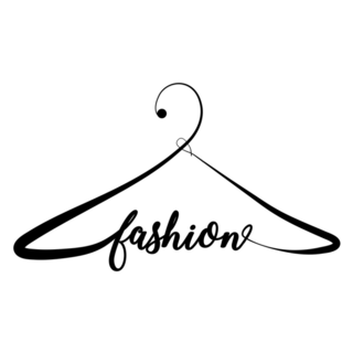 Creative Fashion Hanger Logo Sticker