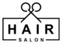 Creative Hair Salon Stylish Logo Sticker
