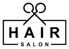 Creative Hair Salon Stylish Logo Sticker