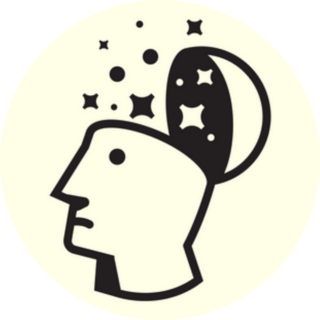 Creative Thinking Look Into His Head Brain Sticker