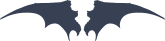 Creepy Bat Wings Sticker