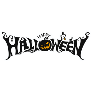 Creepy Happy Halloween Sticker