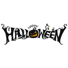 Creepy Happy Halloween Sticker