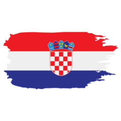 Croatia Flag Illustration Sticker