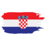 Croatia Flag Illustration Sticker