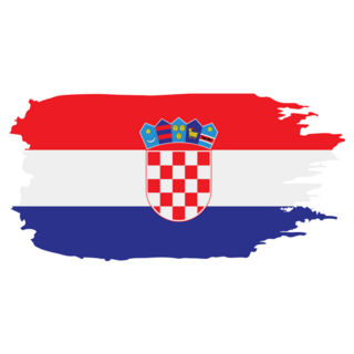 Croatia Flag Illustration Sticker