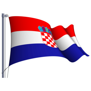 Croatia Flag National Banner Sticker