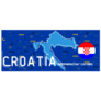 Croatia National Day Banner Sticker