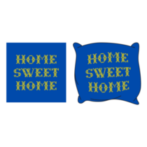 Cross Stitch Pillow Sticker