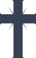 Cross With Sticks Sticker