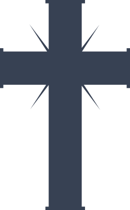 Cross With Sticks Sticker