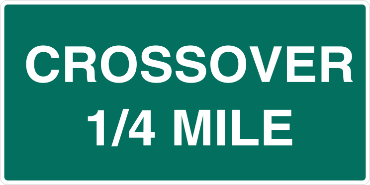 Crossover 1/4 Mile Sticker