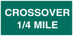 Crossover 1/4 Mile Sticker