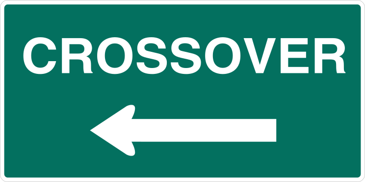 Crossover Left Sticker