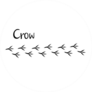 Crow Prints Icon Sticker