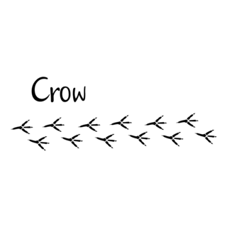 Crow Prints Icon Sticker