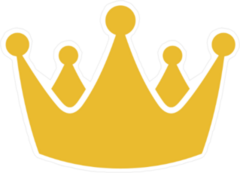 Crown Icon Sticker
