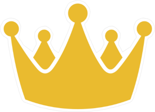Crown Icon Sticker