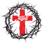 Crown of Thorns and Cross Jesus Sticker