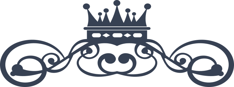 Crown On Swirly Cloud Sticker