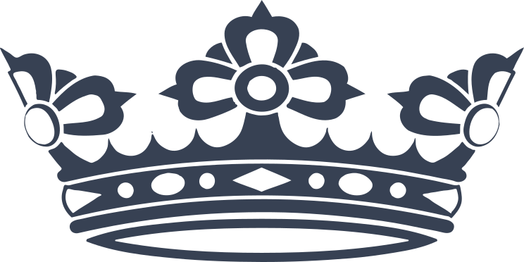 Crown With Cross Sticker