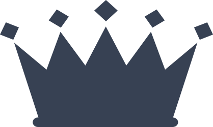 Crown With Diamond Tops Sticker