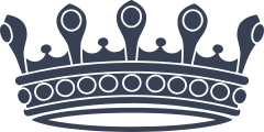 Crown With Round Gems Sticker