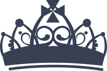 Crown With Square Cross Sticker