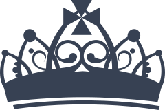 Crown With Square Cross Sticker