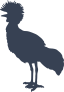 Crowned Crane Sticker