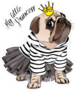 Crowned Pug Sticker