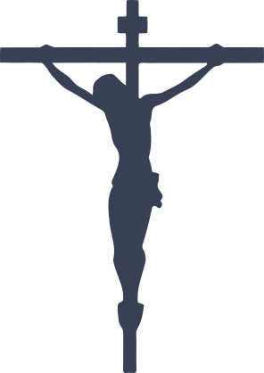 Crucifix Cross Sticker