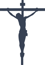 Crucifix Cross Sticker
