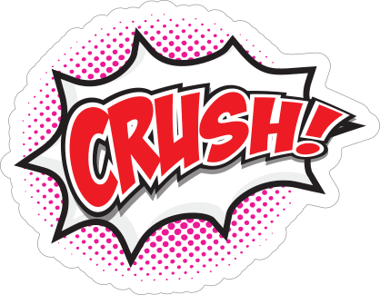 Crush Comic Sticker