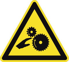 Crushing Gear Sign Sticker