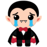 Crying Vampire Sticker