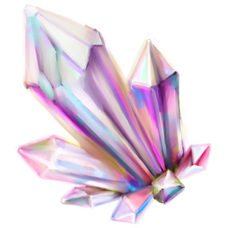 Crystal Illustration Sticker