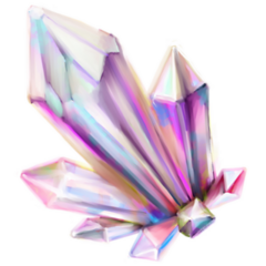 Crystal Illustration Sticker