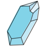 Crystalline Mineral Formation Sticker
