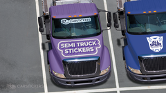CS Semi Truck Stickers Stacks