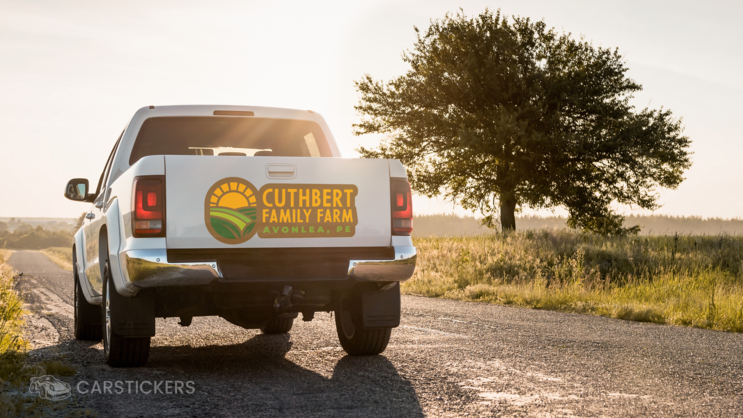 CS Truck Stickers Applied