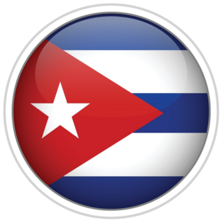 Cuba Circle Sticker