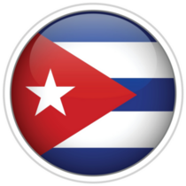 Cuba Circle Sticker