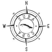 Cuba Compass Sticker