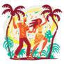 Cuba Country Of Dance Sticker
